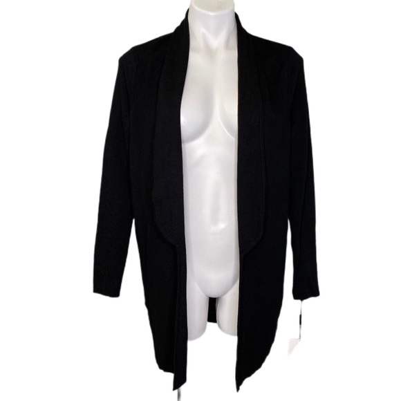 Calvin Klein Sweaters - Calvin Klein Black Open Long Sleeve Cardigan